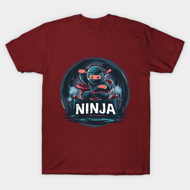 Ninja Design T-Shirt by RazorDesign234